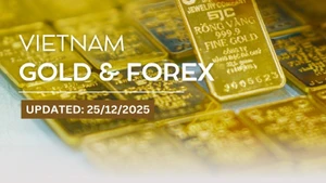 Infographic: SJC gold bars drop sharply, rings unchanged on December 25