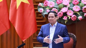 PM Pham Minh Chính speaks at the meeting (Photo: VNA)