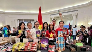 Vietnamese booth at the fair (Photo: VNA)