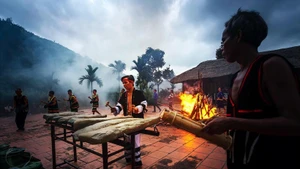 The lithophone space of Khanh Son. (Photo: NHUAN VY)