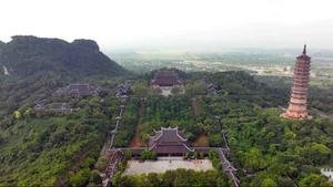 A view of Bai Dinh Pagoda (Photo: VNA)