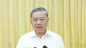 Party General Secretary To Lam calls for concerted efforts from Nam Dinh, Ha Nam and Ninh Binh provinces to complete the organisation of the two-tier administration model by July 1. (Photo: VNA)