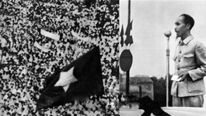 At Ba Dinh Square in Ha Noi on September 2, 1945, President Ho Chi Minh read the Declaration of Independence, proclaiming the birth of the Democratic Republic of Viet Nam. (File photo)