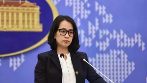 Spokesperson of the Vietnamese Ministry of Foreign Affairs Pham Thu Hang (Photo: VNA)