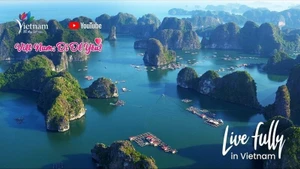 Ha Long Bay, a heritage site attracting tourists in Quang Ninh. (Photo: Vietnam Tourism)