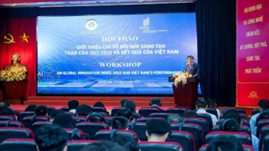 View of the workshop introducing the Global Innovation Index (GII) 2025 and Viet Nam’s performance.