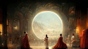 Jason Allen’s artwork that earns him first place in the digital painting contest. (Photo: JASON ALLEN)