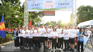 A large number of diplomats from ASEAN member countries and partners take part in the event.