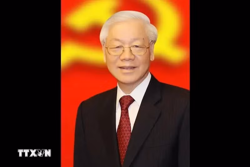 Late General Secretary of the Communist Party of Vietnam Central Committee Nguyen Phu Trong (Photo: VNA)