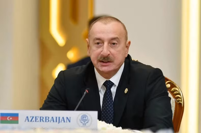 President Ilham Aliyev of Azerbaijan (Photo: VNA/AFP)