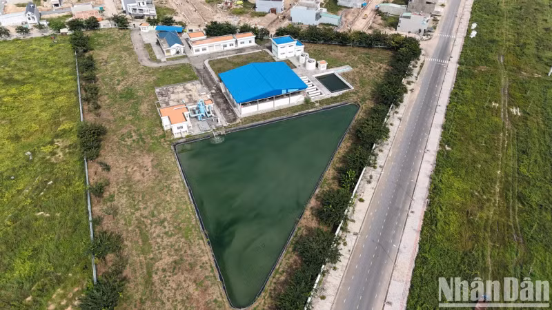 Wastewater treatment plant of Loc An-Binh Son resettlement area. Wastewater treatment plant of Loc An-Binh Son resettlement area.