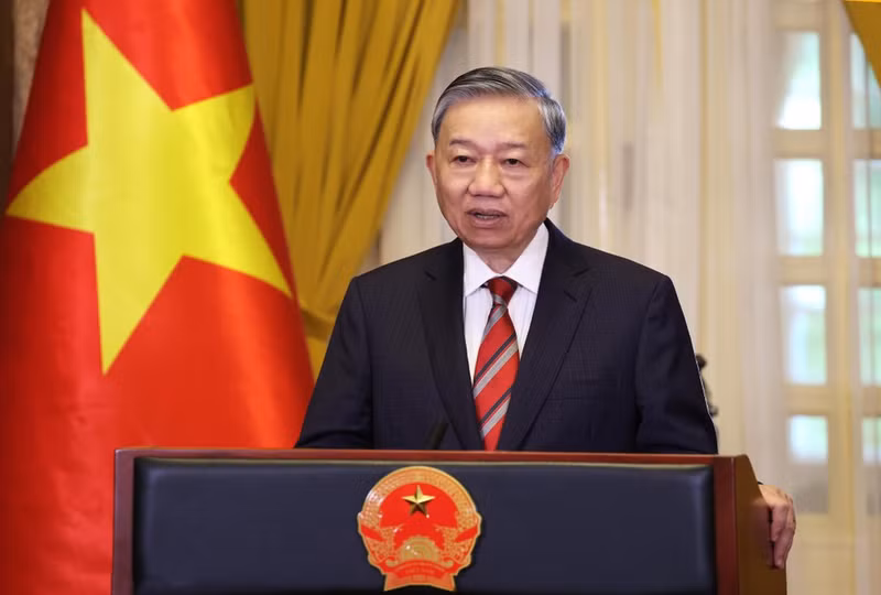 Party General Secretary and State President To Lam (Photo: VNA)