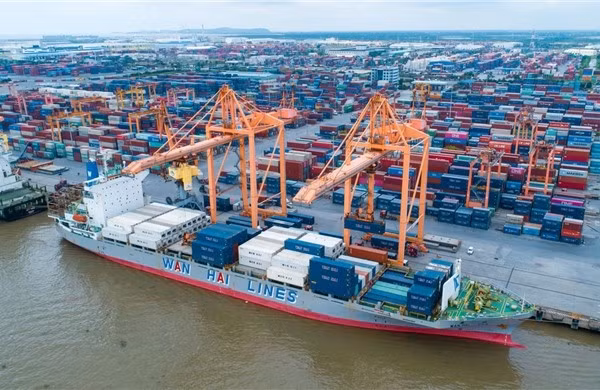 A port in the northern port city of Hai Phong (Photo: VNA)