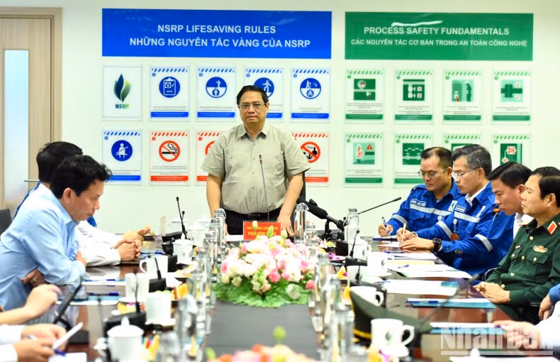 At the working session.