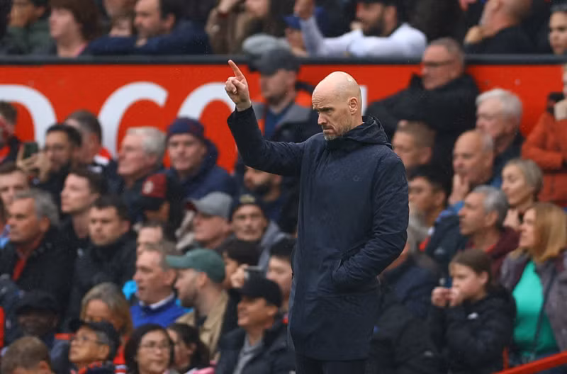 Manchester United manager Erik ten Hag - Premier League - Manchester United v Aston Villa - Old Trafford, Manchester, Britain - April 30, 2023. (Photo: Reuters) Manchester United manager Erik ten Hag - Premier League - Manchester United v Aston Villa - Old Trafford, Manchester, Britain - April 30, 2023. (Photo: Reuters)