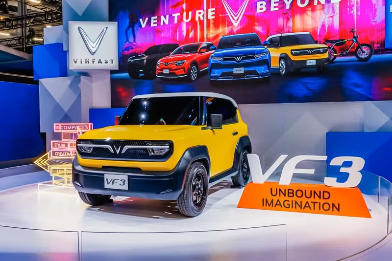 VinFast launches mini-EV and wild pickup truck