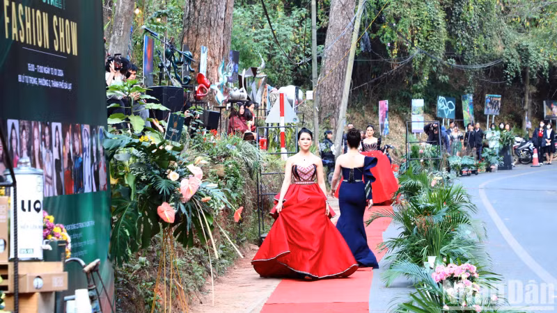 The designer's creative wedding dresses have brought new vitality, attracting couples in the villages and brocade fashion lovers. The designer's creative wedding dresses have brought new vitality, attracting couples in the villages and brocade fashion lovers.