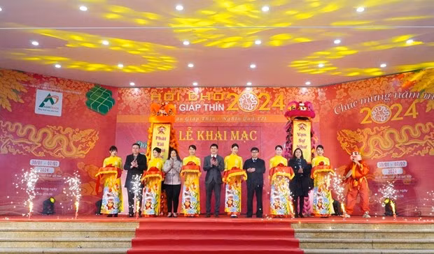 The Spring Fair 2024 opens in Hanoi on January 30. (Photo: VNA)