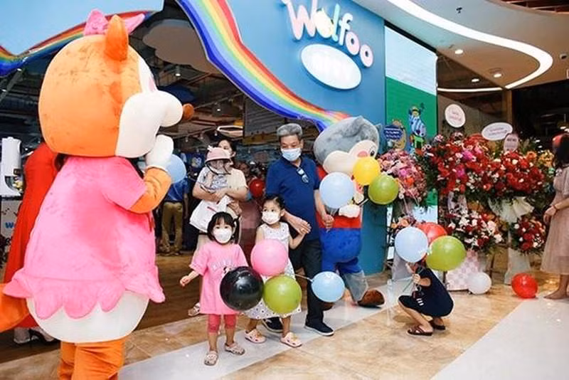 At the Wolfoo City amusement centre (Photo: SCONNECT) At the Wolfoo City amusement centre (Photo: SCONNECT)