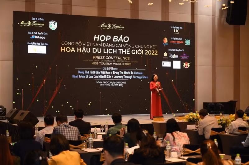 At the press conference (Photo: NDO)