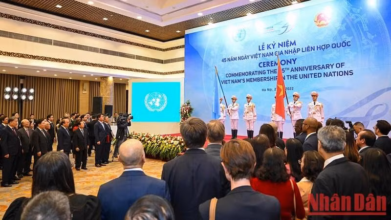 Ceremony marks 45th anniversary of Vietnam’s UN membership ảnh 1 Ceremony marks 45th anniversary of Vietnam’s UN membership ảnh 1