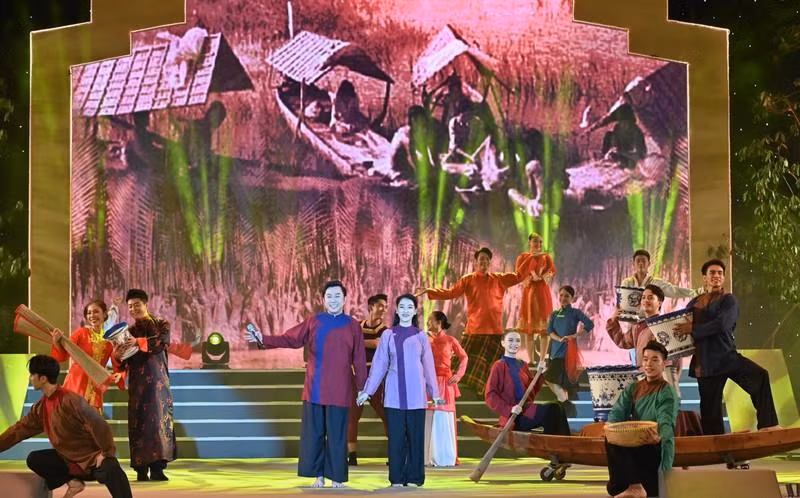 A performance at the opening ceremony 