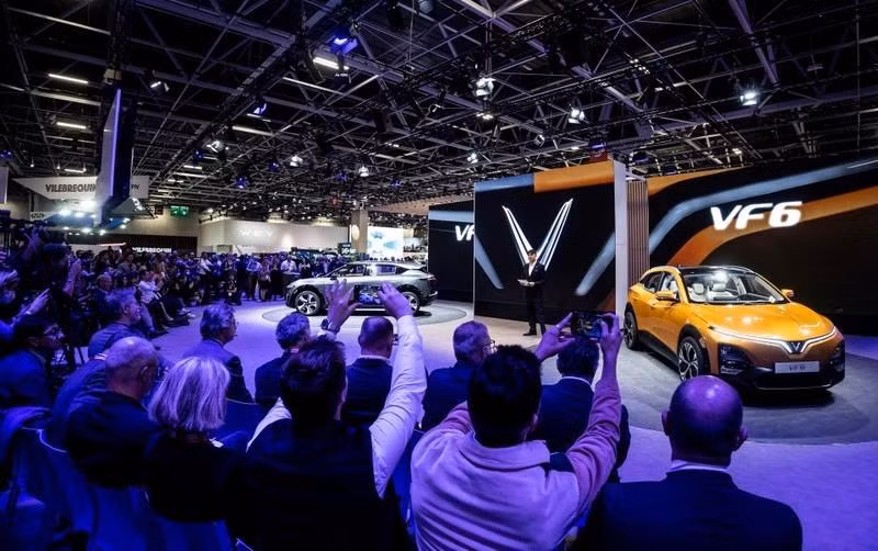 VinFast's EV models introduced at 2022 Paris Motor Show