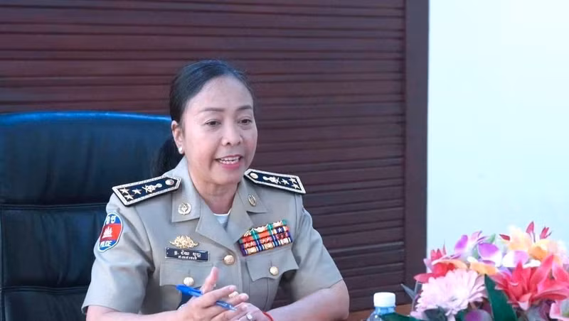 Deputy General Secretary of the National Authority for Combating Drugs of Cambodia, General Chey Beaupha. (Photo: VNA)