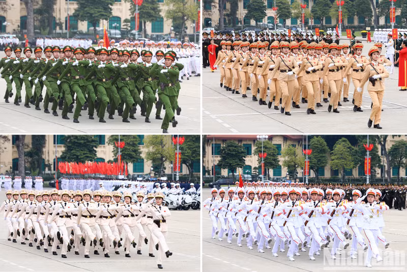 The parade at the opening ceremony