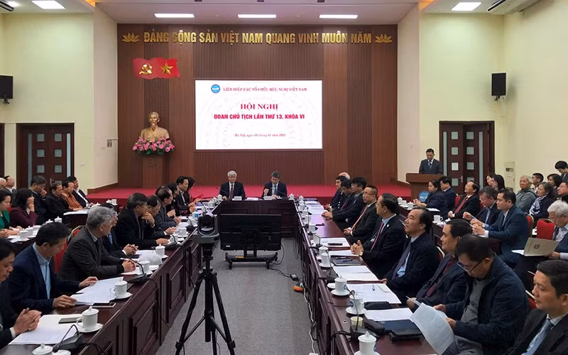 Presidium Conference of the Vietnam Union of Friendship Organisations in January 2025. 