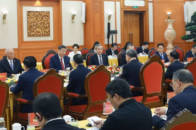 Party General Secretary To Lam holds talks with Chinese Party General Secretary and President of China Xi Jinping. Party General Secretary To Lam holds talks with Chinese Party General Secretary and President of China Xi Jinping.