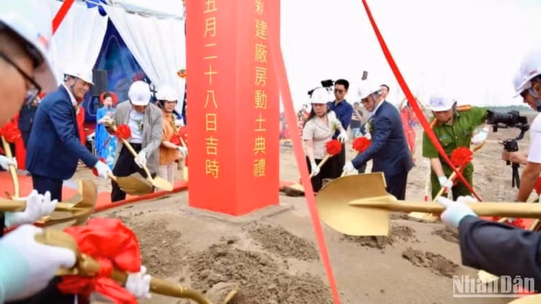 Groundbreaking ceremony for the project