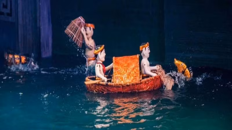 The programme features iconic water puppet performances by the Thang Long Water Puppet Theatre. (Photo: Thang Long Water Puppet Theatre)