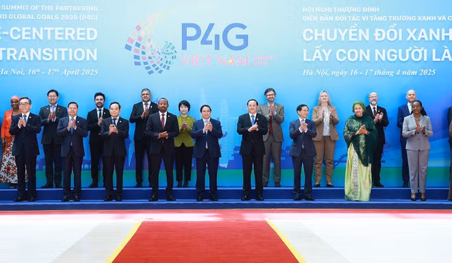 At the opening ceremony of the 4th Partnership for Green Growth and the Global Goals 2030 (P4G) Summit on April 16 (Photo: VNA) At the opening ceremony of the 4th Partnership for Green Growth and the Global Goals 2030 (P4G) Summit on April 16 (Photo: VNA)