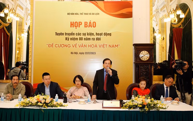 At the press conference.