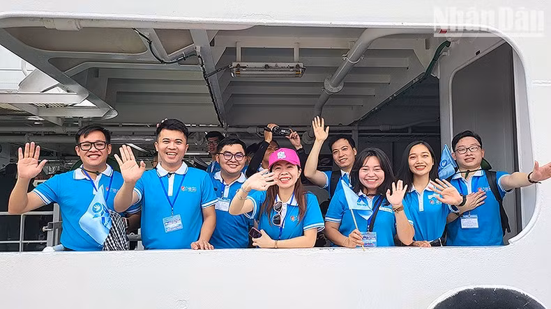 At the ceremony 