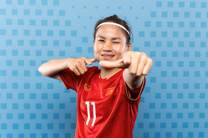 Midfielder Thai Thi Thao (Hanoi Women’s Football Club)
