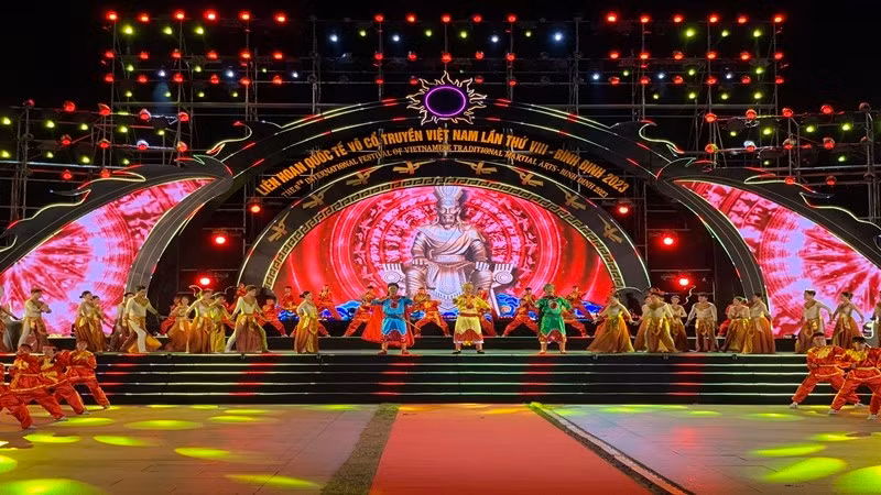The 8th International Festival of Vietnamese Traditional Martial Arts opens in Binh Dinh on August 2 (Photo: NDO)