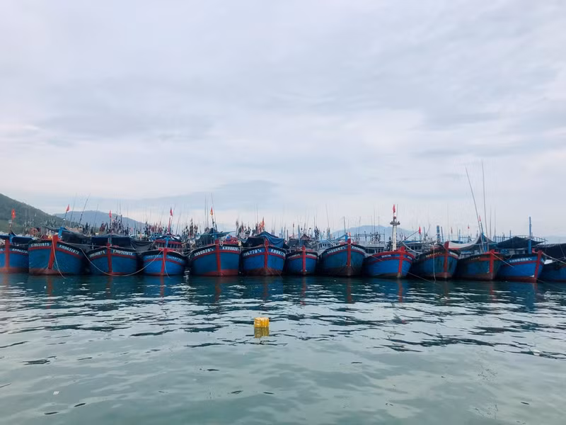 Fishing vessels dock at Hon Ro fishing port in Nha Trang City, Khanh Hoa Province (Photo: VNA)