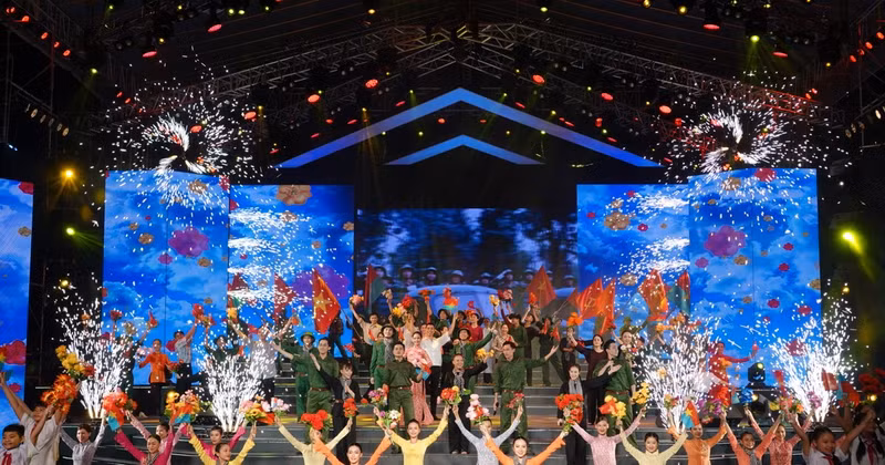A performance at the programme 