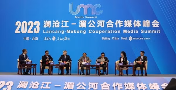 At the 2023 Lancang - Mekong Cooperation Media Summit (Photo: dangcongsan.vn)
