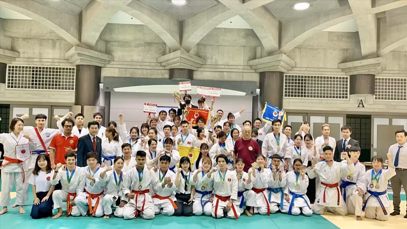 Karate tournament organised for overseas Vietnamese in Japan. (Photo: VNA)