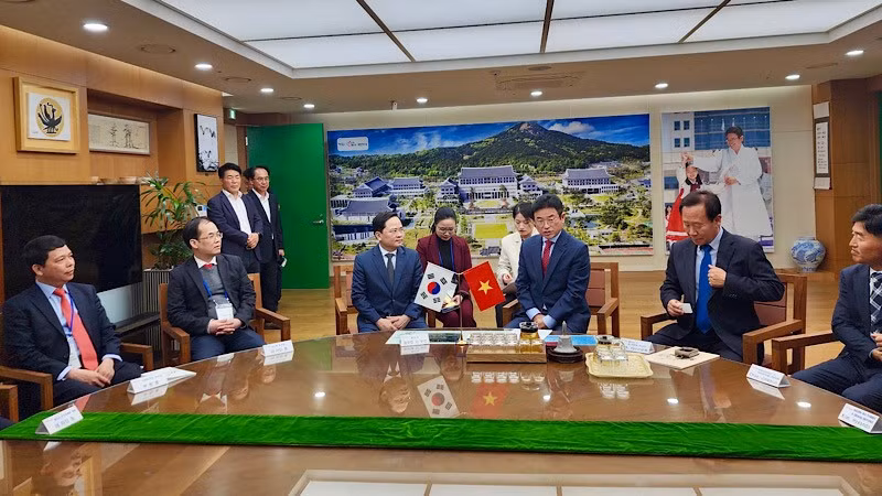 A delegation of Bac Ninh Province held meetings with the Republic of Korea (RoK) businesses on November 8-9, as part of their working trip to the RoK.