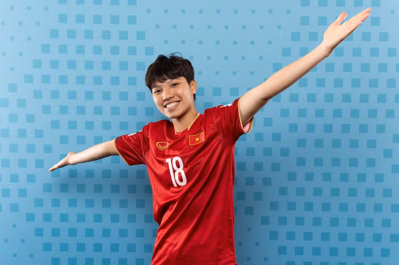 Forward Vu Thi Hoa (Hanoi Women’s Football Club)