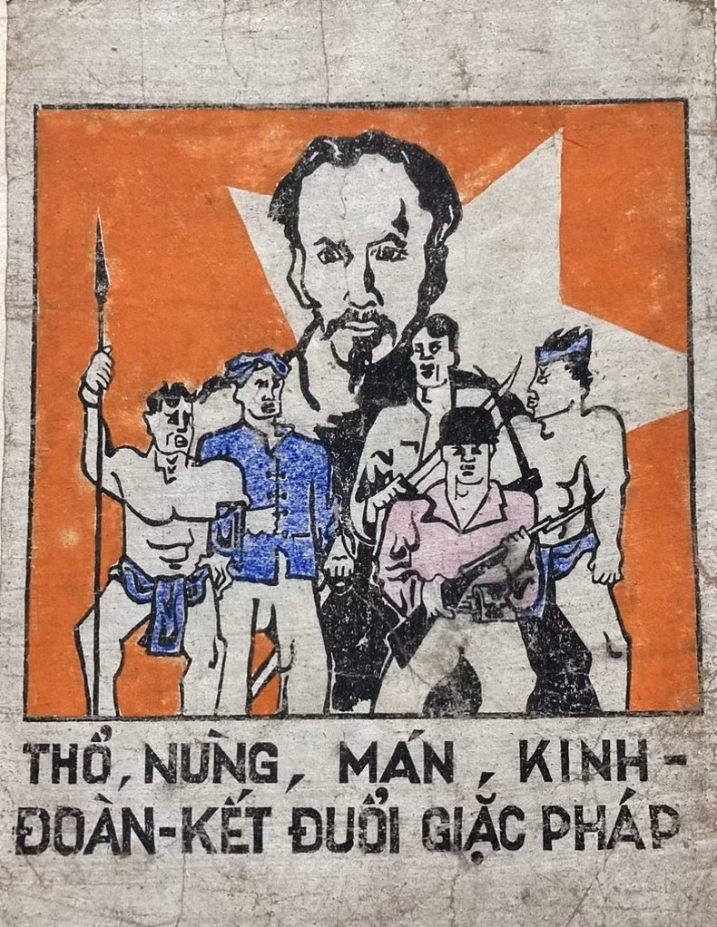 ‘Tho, Nung, Man, Kinh ethnic people unite to fight against French invaders’ by Tran Van Can
