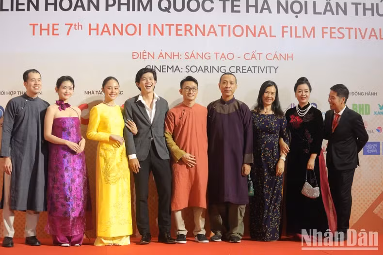 The joy of artists at the Film Festival.