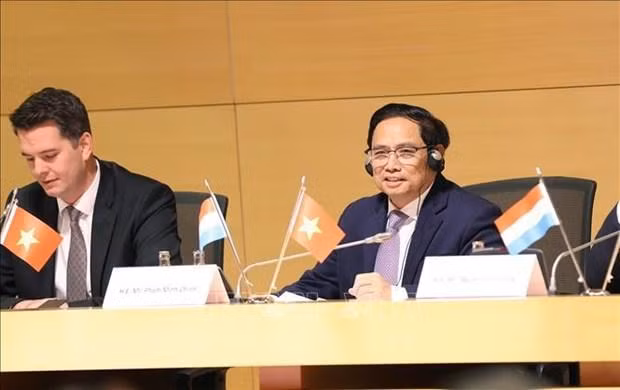 Prime Minister Pham Minh Chinh at the forum (Photo: VNA)