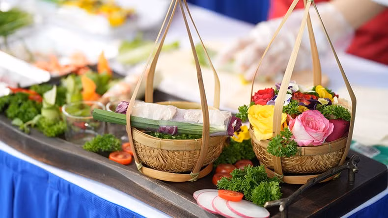 Photo: Dishes introduced at the festival.
