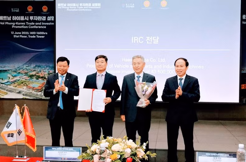 Promotion activities to attract Korean investment in Hai Phong.