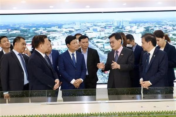 Singaporean Deputy PM hails VSIP model (Photo: VNA)